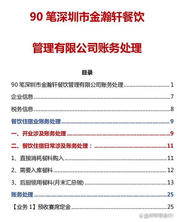 餐饮行业会计实操指南 如何做好财务管理，提升工作效率